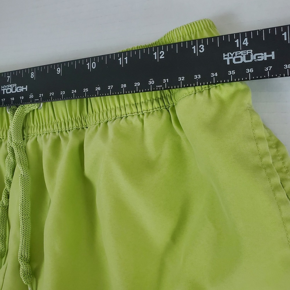 Roxy Boardies Lime Green Swim Board Shorts Womens Medium Drawstring Pockets - Picture 4 of 8